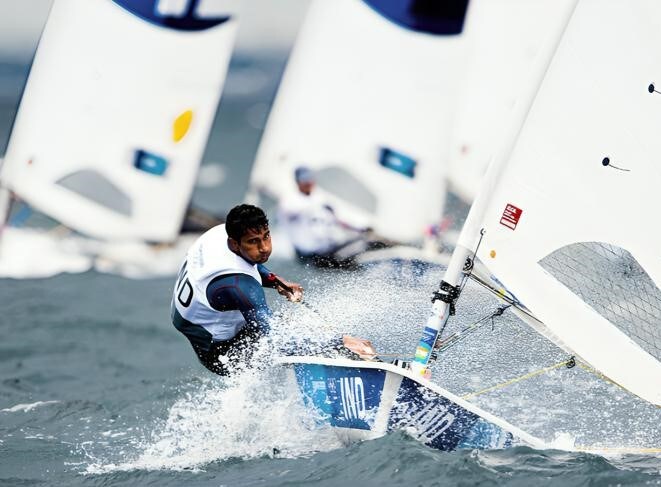 'As a sailor, you need strength. Your quads, core and back should be like steel,’ says Saravanan. (Courtesy Andrea Azzopardi / Rolex Middle Sea Race) 'As a sailor, you need strength. Your quads, core and back should be like steel,’ says Saravanan. (Courtesy Andrea Azzopardi / Rolex Middle Sea Race)