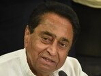 Congress veteran Kamal Nath arrived in Delhi with his son, Nakul Nath, on Saturday.