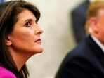 Nikki Haley and Donald Trump 