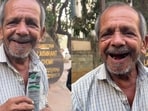 Mumbai: Street vendor Raju who sold comb to Anupam Kher. 
