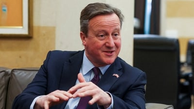 British Foreign Secretary David Cameron (REUTERS)