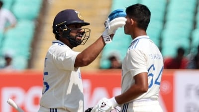 Rohit Sharma wants Yashasvi Jaiswal to stay grounded. (Reuters)