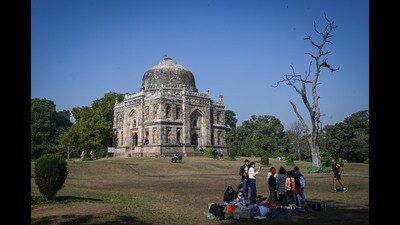 Lodhi Garden prominently visible on a clear day in the Capital in February last year. (Sanchit Khanna/HT Photo) Lodhi Garden prominently visible on a clear day in the Capital in February last year. (Sanchit Khanna/HT Photo)