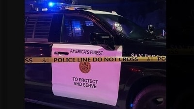 The suspect fired shots around 8:41 p.m. at Nobel Drive and Lombard Place near Palisade UTC. ( San Diego Police@X) The suspect fired shots around 8:41 p.m. at Nobel Drive and Lombard Place near Palisade UTC. ( San Diego Police@X)