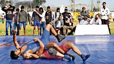 The UWW, on August 23, 2023, banned the Indian wrestling body for failing to hold elections within the required period and for operating without a president for six months.. (HT File Photo) The UWW, on August 23, 2023, banned the Indian wrestling body for failing to hold elections within the required period and for operating without a president for six months.. (HT File Photo)