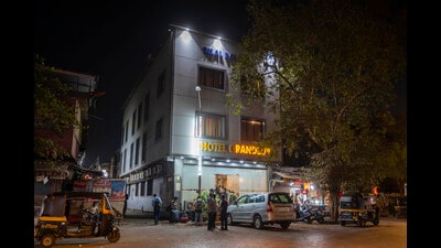 The family checked into Hotel Grandeur on December 21, 2023. (Satish Bate/HT Photo) The family checked into Hotel Grandeur on December 21, 2023. (Satish Bate/HT Photo)
