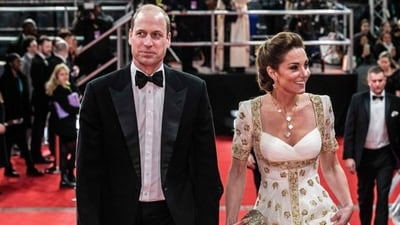 Britain's Prince William, Duke of Cambridge, (L) and Britain's Catherine, Duchess of Cambridge, (R) arrive for the BAFTA British Academy Film Awards at the Royal Albert Hall in 2020. (AFP) Britain's Prince William, Duke of Cambridge, (L) and Britain's Catherine, Duchess of Cambridge, (R) arrive for the BAFTA British Academy Film Awards at the Royal Albert Hall in 2020. (AFP)