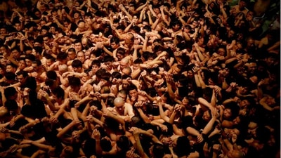 Picture from the 'naked men' festival in Japan. (Reuters) Picture from the 'naked men' festival in Japan. (Reuters)