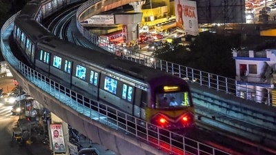 Bengaluru Metro train (PTI ) Bengaluru Metro train (PTI )