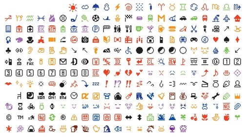 176 emoji set that were released in 1999