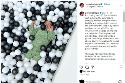 Priyanka also penned a long note.