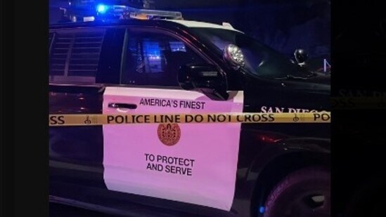 The suspect fired shots around 8:41 p.m. at Nobel Drive and Lombard Place near Palisade UTC. ( San Diego Police@X)