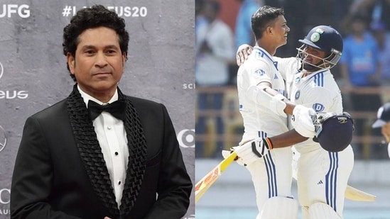Sachin Tendulkar has his say on Yashasvi Jaiswal and Sarfaraz Khan's performance in 3rd Test against England