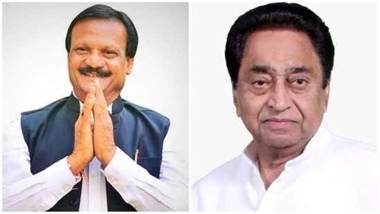Sajjan Singh Verma and Kamal Nath (File)