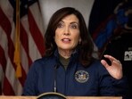 Kathy Hochul says she won’t interfere with Donald Trump fine, assures New York businesses they have nothing to fear. REUTERS/Lindsay DeDario/File Photo
