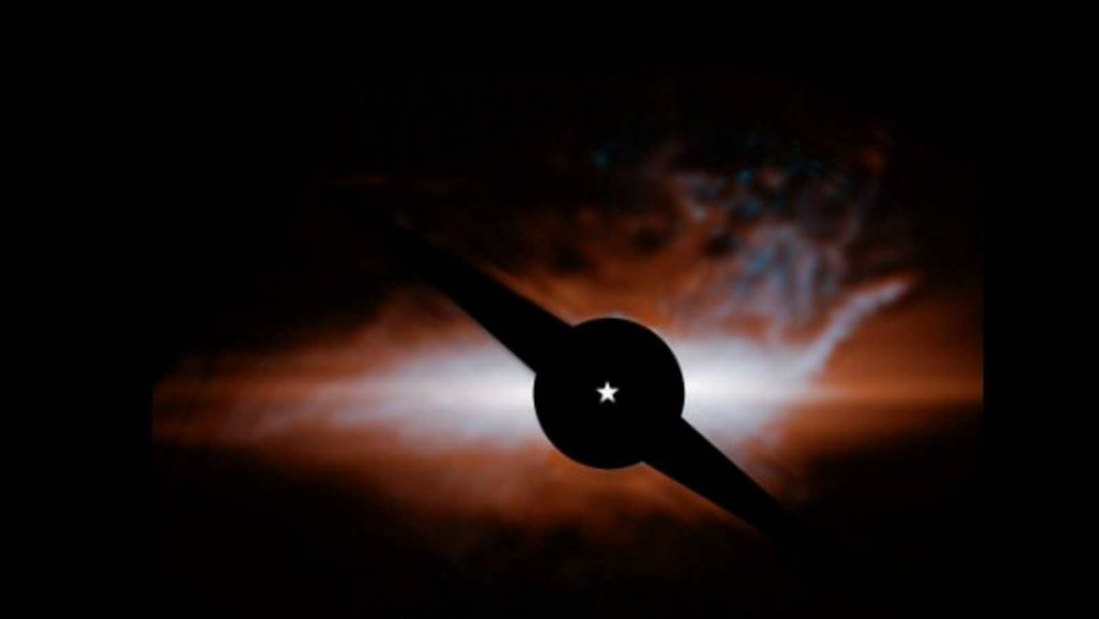 Can you spot a 'cat's tail' in this young planetary system. See pic | Trending - Vimarsana News