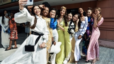 The 71st Miss World will culminate with a dazzling grand finale at the Jio World Convention Centre in Mumbai. (ANI) The 71st Miss World will culminate with a dazzling grand finale at the Jio World Convention Centre in Mumbai. (ANI)