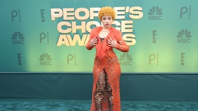 Ice Spice attends the 49th People's Choice Awards. (REUTERS)