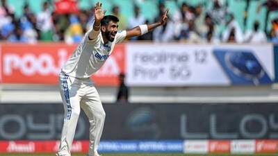 India's Jasprit Bumrah successfully appeals for leg before wicket (LBW) against England's Zak Crawley during the fourth day of the third Test cricket match between India and England (AFP) India's Jasprit Bumrah successfully appeals for leg before wicket (LBW) against England's Zak Crawley during the fourth day of the third Test cricket match between India and England (AFP)