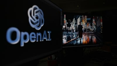 A photo shows a frame of a video generated by a new intelligence artificial tool, dubbed "Sora", unveiled by the company OpenAI, in Paris on February 16, 2024. OpenAI, the creator of ChatGPT and image generator DALL-E, said it was testing a text-to-video model called Sora that would allow users to create realistic videos with a simple prompt. The Microsoft-backed company said the new platform was currently being tested but released a few videos of what it said was already possible, with the accompanying input made to generate the video. (Photo by Stefano RELLANDINI / AFP) (AFP)
