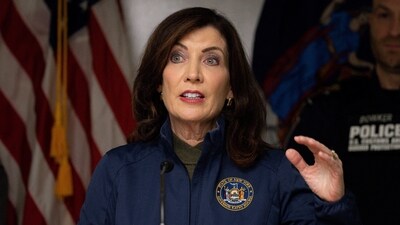 Kathy Hochul says she won’t interfere with Donald Trump fine, assures New York businesses they have nothing to fear. REUTERS/Lindsay DeDario/File Photo (REUTERS)