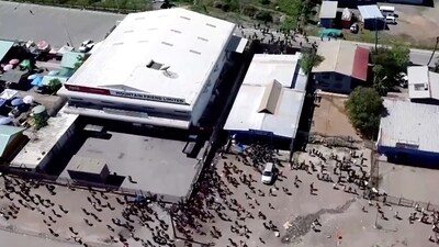 An aerial view of people gathering in Port Moresby, Papua New Guinea. (Image for Representation/Reuters)