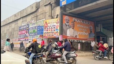 The civic body action comes following the orders of the district election officer. (HT Photo)