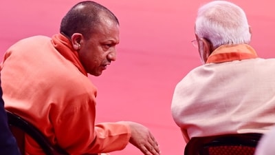 Several industrialists, representatives of top global and Indian companies, and many foreign envoys also attended the programme.&nbsp; (HT Photo/Deepak Gupta)