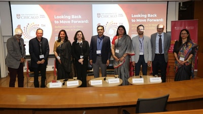 University of Chicago Center, Delhi celebrates 10 years of establishment. The celebrations began with a launch event at the Center on February 16, 2024 which will be followed by a series of conferences and events throughout the year. University of Chicago Center, Delhi celebrates 10 years of establishment. The celebrations began with a launch event at the Center on February 16, 2024 which will be followed by a series of conferences and events throughout the year.