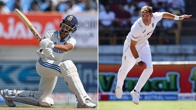 James Anderson wasn't spared by Yashasvi Jaiswal. (ANI-AFP)