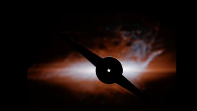 Beta Pictoris, a young planet which is located just 63 light-years away from the Earth. (Instagram/@ESA) Beta Pictoris, a young planet which is located just 63 light-years away from the Earth. (Instagram/@ESA)