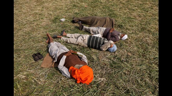 Samyukt Kisan Morcha senior leader Inderjit Singh said they will hold protests outside the BJP offices on February 21 in support of agitating farmers and against the state government for detaining farmers from their houses. (REUTERS)