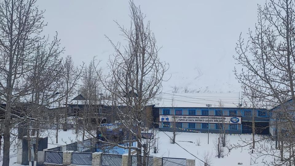 The Kaza administrative office on Monday. (HT Photo)
