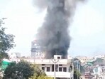 Fire tenders promptly responded and successfully extinguished the blaze. (Screengrab/ANI)