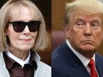 Columnist E Jean Carroll (L). Ex-US President Donald Trump. Columnist E Jean Carroll (L). Ex-US President Donald Trump.