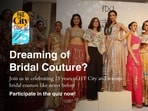 Join us for a special session with Rina Dhaka and witness bridal couture. 