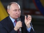 Russian President Vladimir Putin speaks.