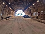 The tunnel has been constructed at a cost of <span class='webrupee'>₹</span>700 crore on the Balipara-Charduar-Tawang road. (HT Photo) The tunnel has been constructed at a cost of <span class='webrupee'>₹</span>700 crore on the Balipara-Charduar-Tawang road. (HT Photo)