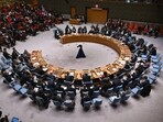 The UN Security Council holds a meeting on the Israel-Hamas war, at UN Headquarters in New York City on February 20, 2024. The US vetoed a UN Security Council resolution on Tuesday that called for an immediate ceasefire in Gaza, even as President Joe Biden faced mounting pressure to dial back support for Israel. (Photo by ANGELA WEISS / AFP) The UN Security Council holds a meeting on the Israel-Hamas war, at UN Headquarters in New York City on February 20, 2024. The US vetoed a UN Security Council resolution on Tuesday that called for an immediate ceasefire in Gaza, even as President Joe Biden faced mounting pressure to dial back support for Israel. (Photo by ANGELA WEISS / AFP)