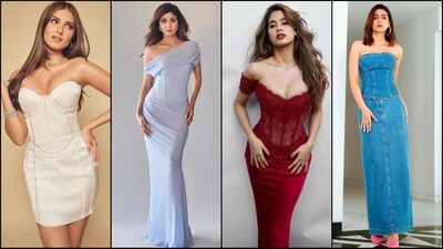 Corsets are taking over the fashion world. Whether it's crop tops, dresses, saree blouses or even pantsuits, the corset is making waves with its structured silhouette and trendy, sultry look. From Global Fashion Weeks to Bollywood parties, this trendy piece of clothing is turning heads everywhere. If you haven't yet incorporated these into your wardrobe and aren't sure how to style them, don't worry, we're here to help. When it comes to slaying fashion trends, our favourite Bollywood divas reign supreme. So let's take some stunning inspiration from these glamorous Bollywood corset outfits that are sure to inspire your wardrobe. Scroll down to take some fashion notes. (Instagram) Corsets are taking over the fashion world. Whether it's crop tops, dresses, saree blouses or even pantsuits, the corset is making waves with its structured silhouette and trendy, sultry look. From Global Fashion Weeks to Bollywood parties, this trendy piece of clothing is turning heads everywhere. If you haven't yet incorporated these into your wardrobe and aren't sure how to style them, don't worry, we're here to help. When it comes to slaying fashion trends, our favourite Bollywood divas reign supreme. So let's take some stunning inspiration from these glamorous Bollywood corset outfits that are sure to inspire your wardrobe. Scroll down to take some fashion notes. (Instagram)