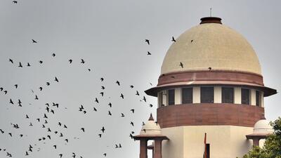 A bench headed by Chief Justice of India (CJI) Dhananjaya Y Chandrachud concluded arguments on the plea filed by DMRC which had lost its appeal challenging the award in the top court in September 2021. (HT Photo) A bench headed by Chief Justice of India (CJI) Dhananjaya Y Chandrachud concluded arguments on the plea filed by DMRC which had lost its appeal challenging the award in the top court in September 2021. (HT Photo)