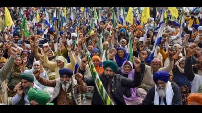 A mahapanchayat convened at BKU’s headquarters in Sisauli town of Muzaffarnagar on February 17 discussed ways and means to extend support to farmers. (Sourced) A mahapanchayat convened at BKU’s headquarters in Sisauli town of Muzaffarnagar on February 17 discussed ways and means to extend support to farmers. (Sourced)