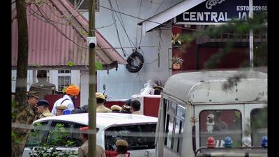 As the hunger strike being carried out by NSA detainees at Dibrugarh Jail in Assam over alleged violations of their privacy and human rights entered the fourth day on Tuesday, their kin and Sikh leaders met Amritsar deputy commissioner Ghanshyam Thori on Tuesday to raise their concerns. (HT Photo)