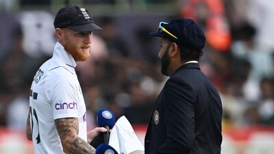 England skipper Ben Stokes and Team India captain Rohit Sharma during the toss (AFP) England skipper Ben Stokes and Team India captain Rohit Sharma during the toss (AFP)