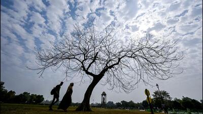 Cloudy weather in New Delhi. (HT PHOTO)