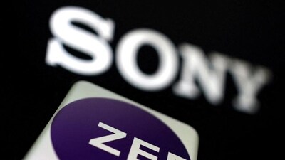 Zee- Sony Merger: Zee Entertainment and SONY logos are displayed. (Reuters) Zee- Sony Merger: Zee Entertainment and SONY logos are displayed. (Reuters)