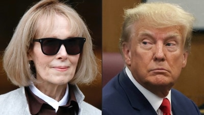 Columnist E Jean Carroll (L). Ex-US President Donald Trump. (AFP) Columnist E Jean Carroll (L). Ex-US President Donald Trump. (AFP)