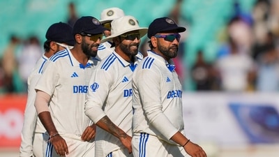 India's captain Rohit Sharma celebrates with Ravindra Jadeja, Jasprit Bumrah and others after winning the match (PTI) India's captain Rohit Sharma celebrates with Ravindra Jadeja, Jasprit Bumrah and others after winning the match (PTI)