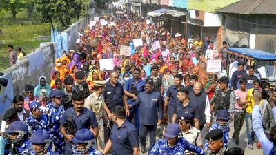 Sandeshkhali in West Bengal’s North 24 Parganas. (ANI/Representative)