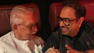 Shankar Mahadevan shared a photo with Gulzar. Shankar Mahadevan shared a photo with Gulzar.